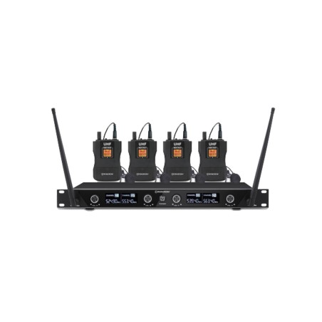 Rondson Ensemble récepteur UHF avec 4 micro-cravates