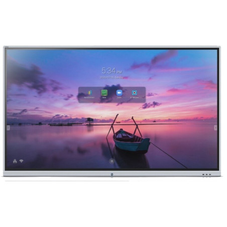 Ecran tactile collaboratif Vivitek 75 pouces 4K UHD 500cd/m², Infrarouge 20 touchés, 10 en écriture, Android 8.0 - HDMI v2.0, Au