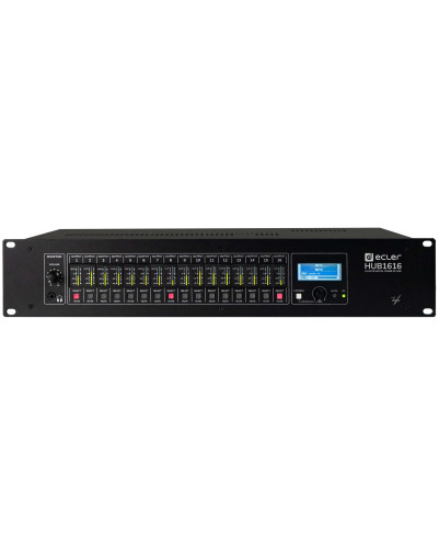 Ecler HUB 1616 : Matrice de zone numérique polyvalente
