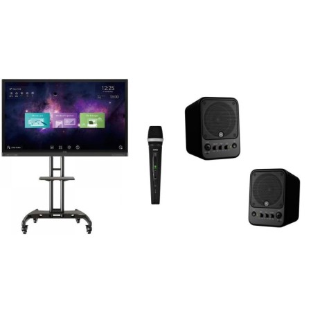 Location Pack Moniteur BenQ 75" & sonorisation - sono-visio.fr