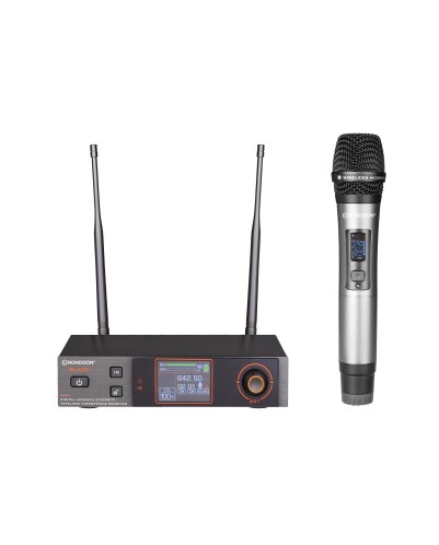 Rondson Ensemble Microphone HF True Diversity avec micro à main